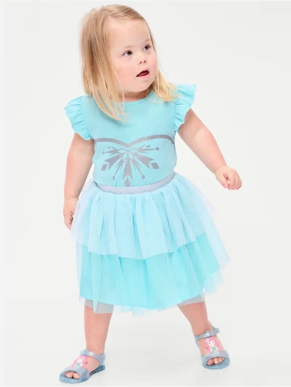 Old Navy Disney© Princess Elsa T-Shirt and Tutu Skirt Set for Girls 4T